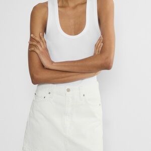 Denim Forum the 90s ricci denim skirt